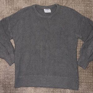 Women's Gray Knit Sweater